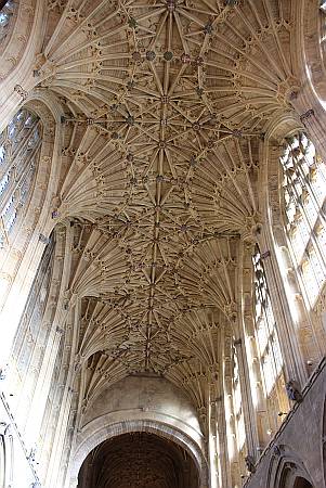 Sherborne Abbey - The Nave Vaulting